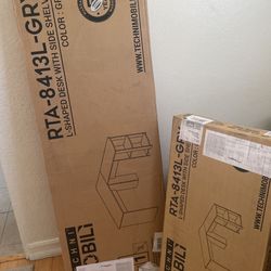 Unopened L Shaped Desk BRAND NEW NEVER USED