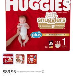 Huggies Diapers Size 1 And 3