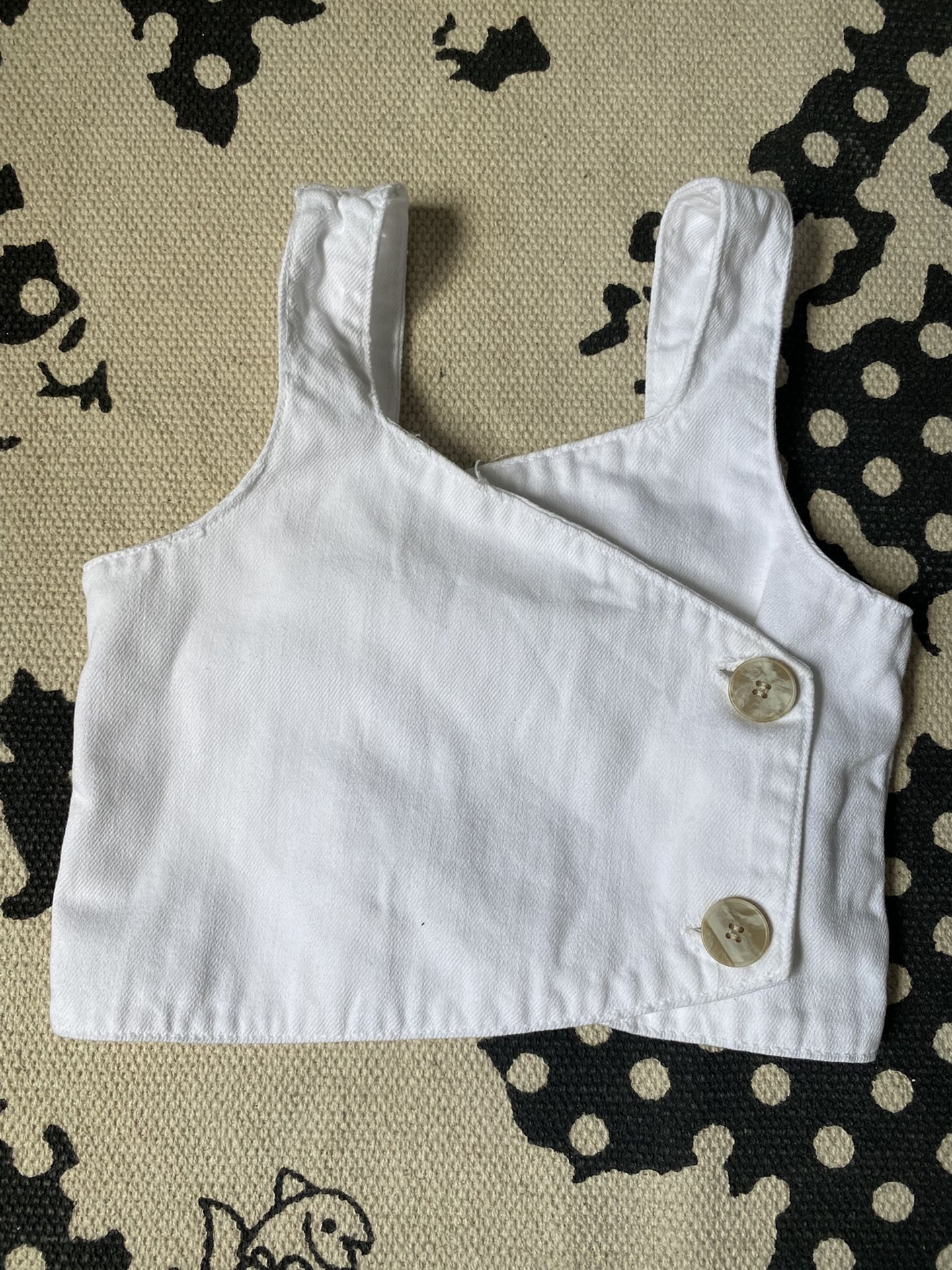 Kids Crop Top Denim Size 7 Zara Kids Clothes