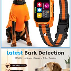 Smart Dog Bark Collar - Anti Barking Device for Large Medium Small Dogs, Stop Excessive Barking & Aggression Behavior, with 5 Modes & 5 Sensitivity, I