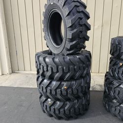 New 4 Pack Set 12-16.5 Bobcat Tractor Skid Steer Skip Loader Llantas Nuevas 