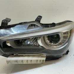 2018 2019 2020 2021 INFINITI Q50 LEFT SIDE LED HEADLIGHT HEADLAMP W/O ADAPTIVE light