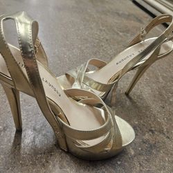 Chinese Laundry Gold Heels - Size 8.5
