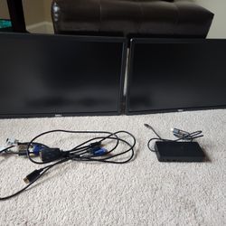 Dell 24 Inchch Monitor Set.