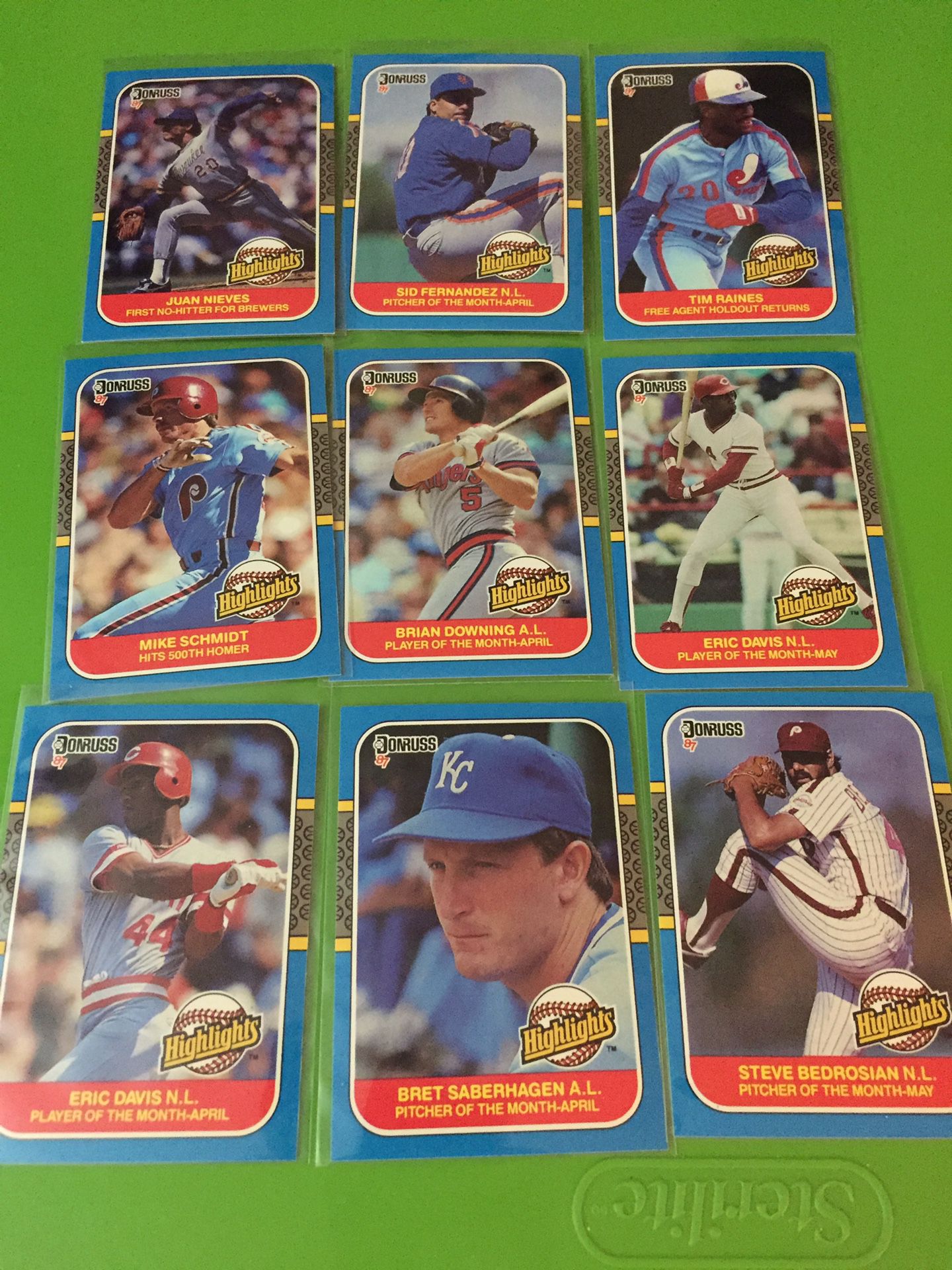 Baseball Card Pack #5 Highlights 1987 Cards