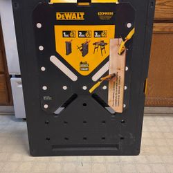 DeWalt Folding Work Bench W/holes For Clamping Down Wood