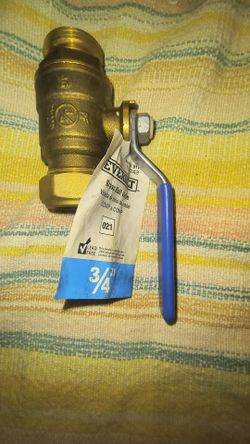 Everbilt 3/4" Brass Ball Valve COMP x COMP