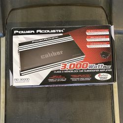 Power Acoustik 3000 Watts Amplifier Monoblock With Bass Knob