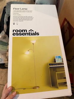 Room Essentials Floor Lamp Gold Finish