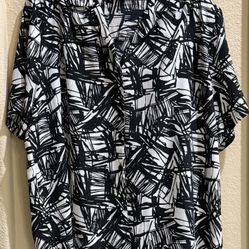 Black & White DonnKenny Dress Shirt - Size 2X  