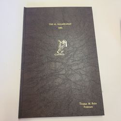 the al malaikahan 1985 Book (Thomas M. Boles Potentate)