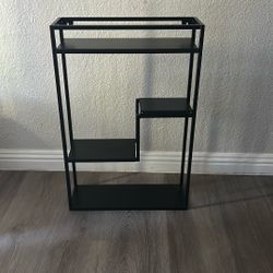 Black Metal Shelf 