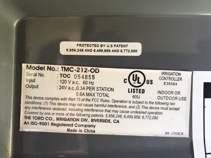 Toro Sprinkler Controller Tmc 212 Online Clearance Ids Deutschland De