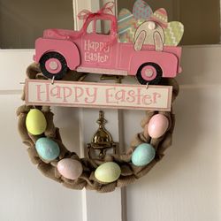 Adorable  Hand Crafted Easter Egg Wreath