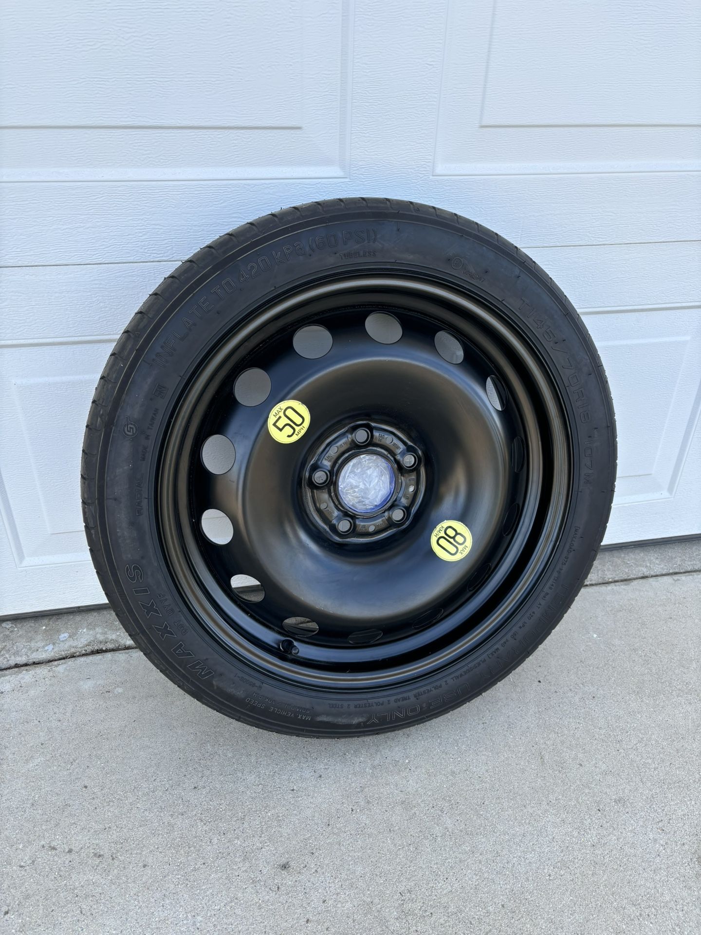 BMW M3/3 Series Or Similar Maxxis Spare Tire T145/70R18/107M