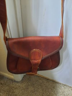 Real leather purse