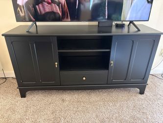 Lommarp TV Unit in Black (Discountinued Ikea product)