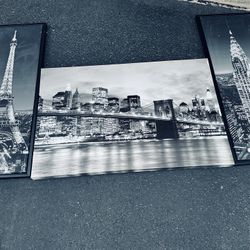 Home Decor Paintings All 3 For 60$