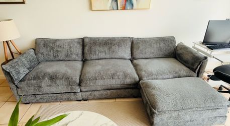 Gray sofa  / Sectional