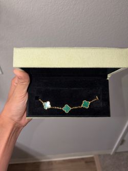 Pulsera de lujo estilo trébol 🍀