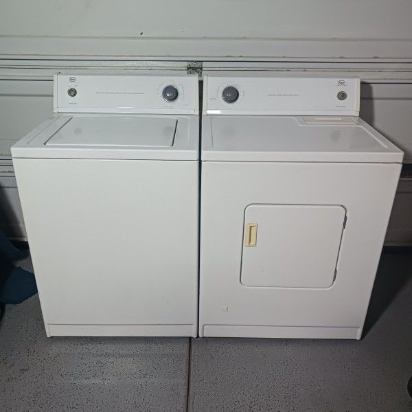 Roper By Whirlpool Corporation Matching Set Washer And Gas Dryer