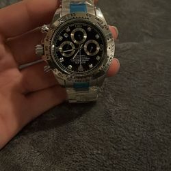 Black and silver watches