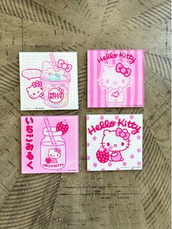 Hello kitty set of 4 coasters