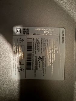 43 inch Samsung 4k HDR  TV working but no picture