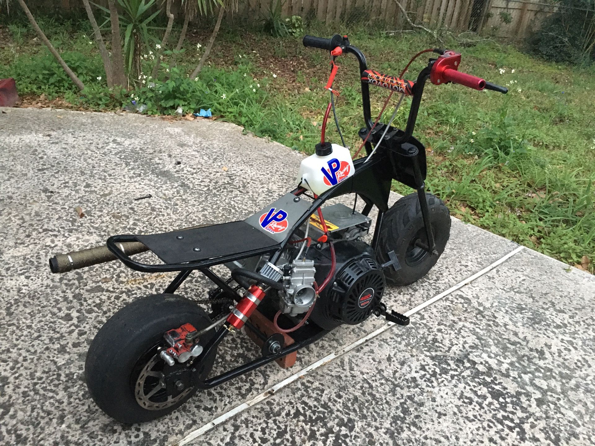 Custom 420cc motovox racing mini bike