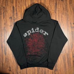 Black Gem Embedded Sp5der Hoodie