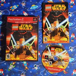 LEGO Star Wars The Video game Sony PlayStation 2 PS2 Complete CIB