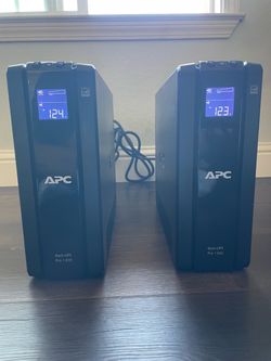 LOT OF 2- APC Back-UPS Pro 1300 (BR1300G) — Pair, Tested, Battery Included