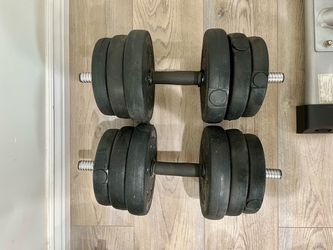 adjustable dumbbell set