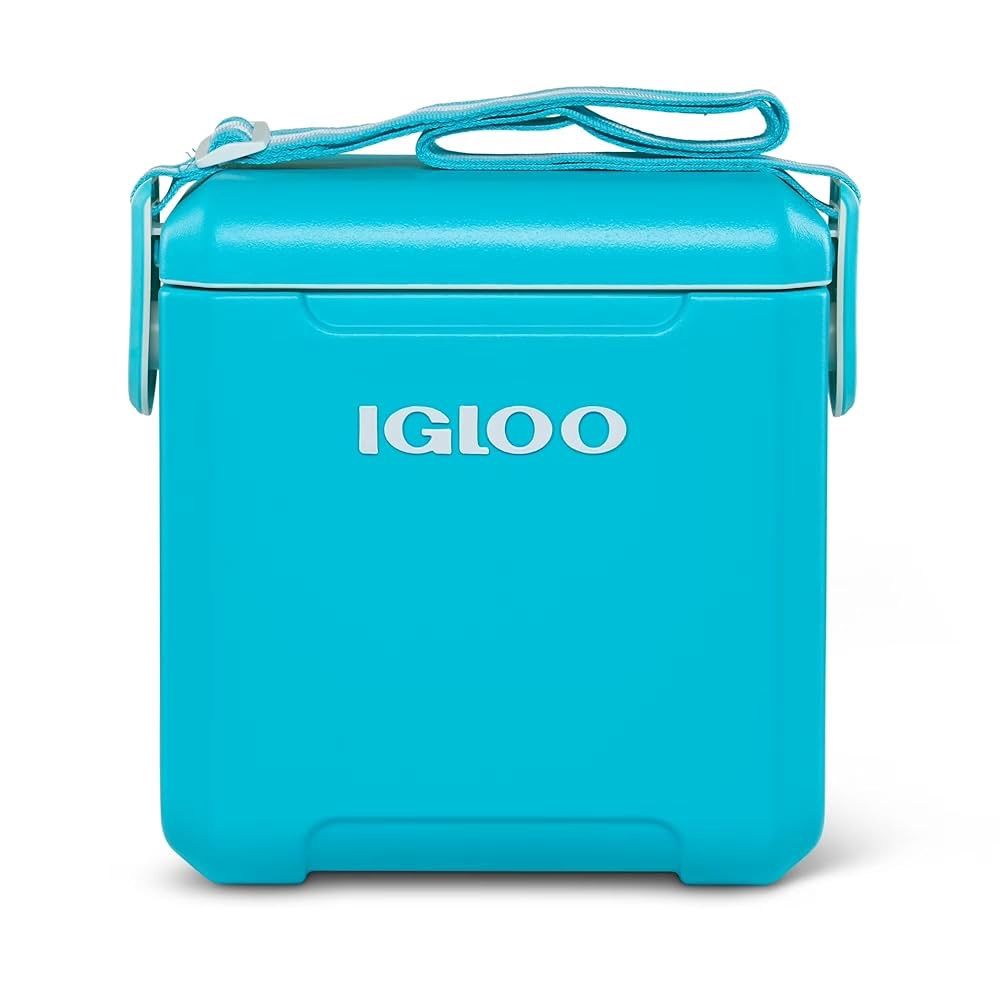 Igloos 11 QT Tag-A-Long Hard Side Cooler, Portable Lunch Box or Lunch Bag for Travel, Small Ice Chest for Car, Camping Adventures, Outdoor Hielera, Gi