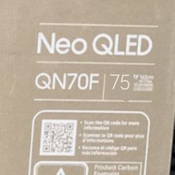 Samsung - 75” Class QN70F Series Neo QLED Mini LED 4K UHD SamsungVision AI Smart Tizen TV