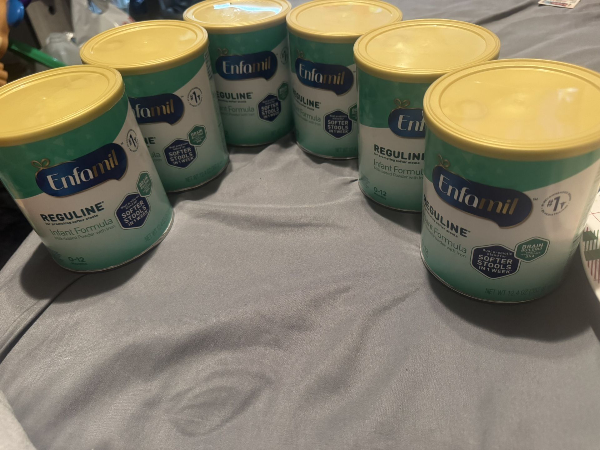 Enfamil Reguline Powder Baby Formula, Promotes Soft Stools, 12.4 oz Can