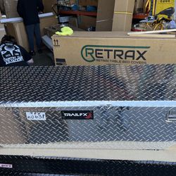 TrailFX 110631 Truck Tool Box Crossover Single Lid Lid 63x19x13.5 w/ Tray
