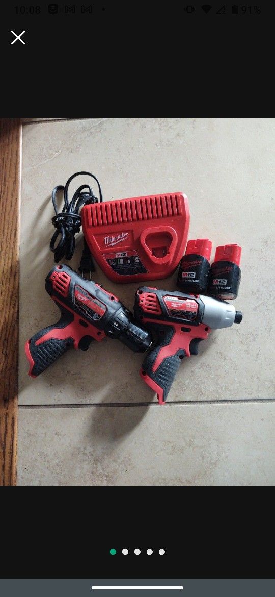 Milwaukee M12 Power Tools Combo Kit