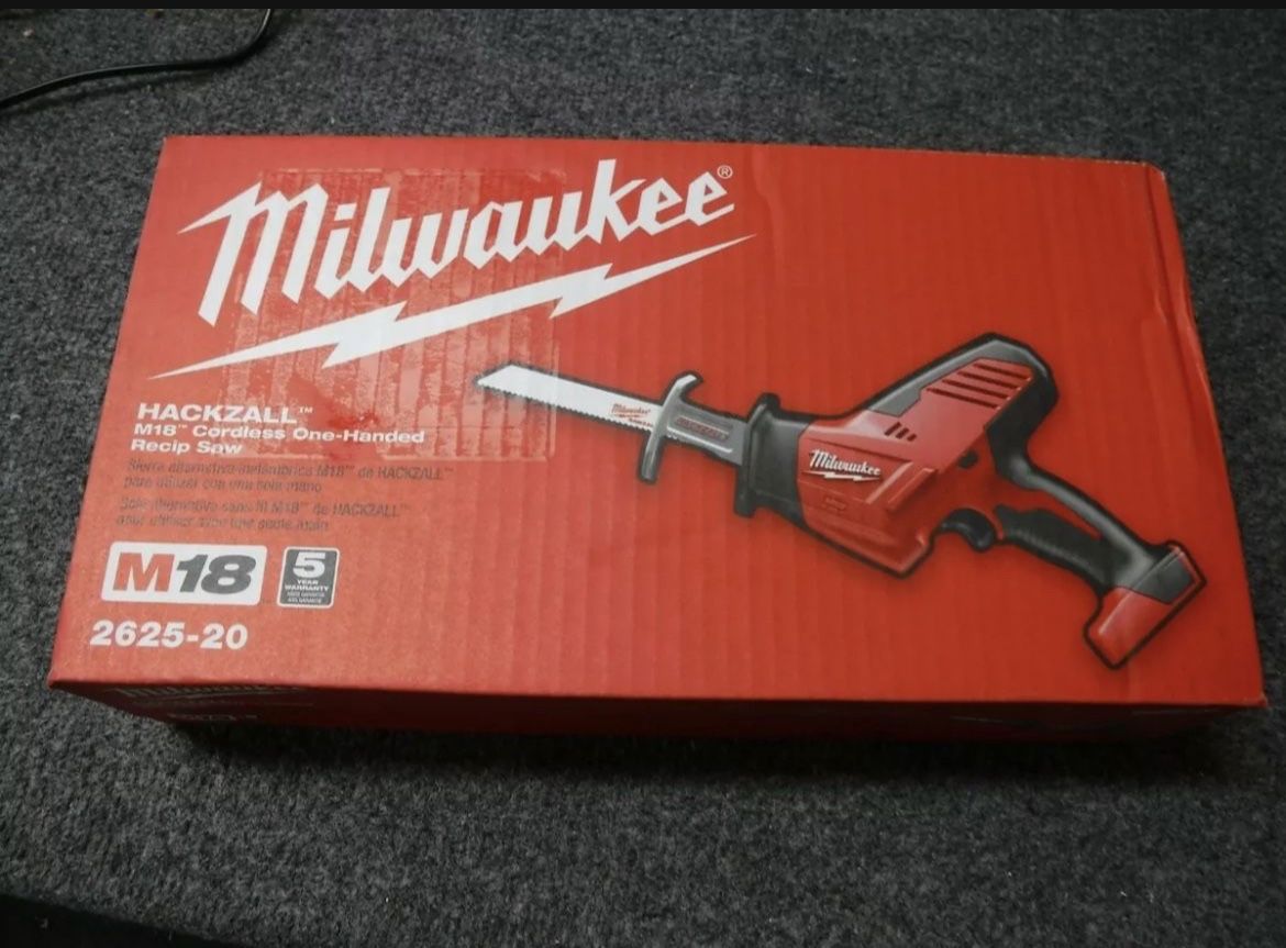 *NEW* Milwaukee M18 Cordless Hackzall Reciprocating Saw (Tool-Only) 2625-20  for Sale in Brooklyn, NY OfferUp