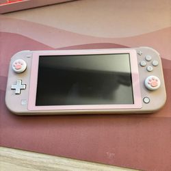 nintendo switch lite pink