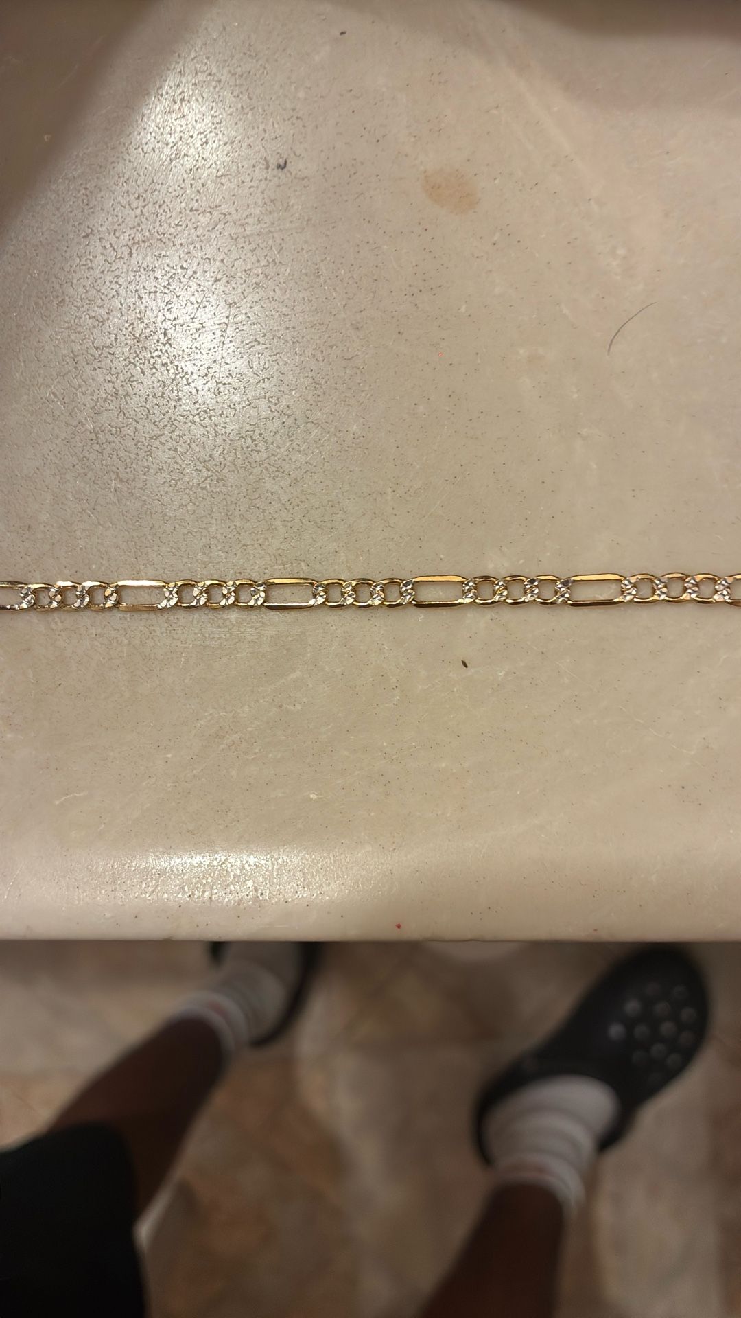 10k Diamond Cut Bracelet