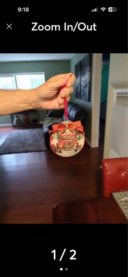 Christmas Two Sided Truck Ornaments