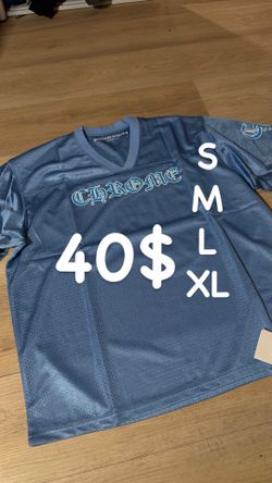 Blue Chrome Hearts Jersey