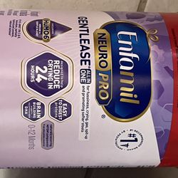 4 Unopened cans of Enfamil (Gentlease Baby Formula)