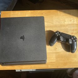 PlayStation 4 Slim 1TB w/ Controller – Fully Working – Clean Condition