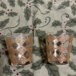 Holiday Candle Holders Set Of 2