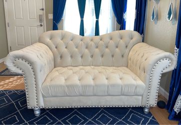 Chesterfield Loveseat & Chair — Sold Separately or as a Set
