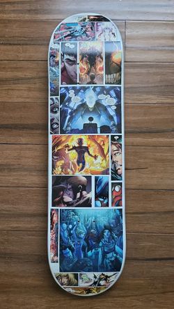 Spider-man Comic Book Collage Skateboard