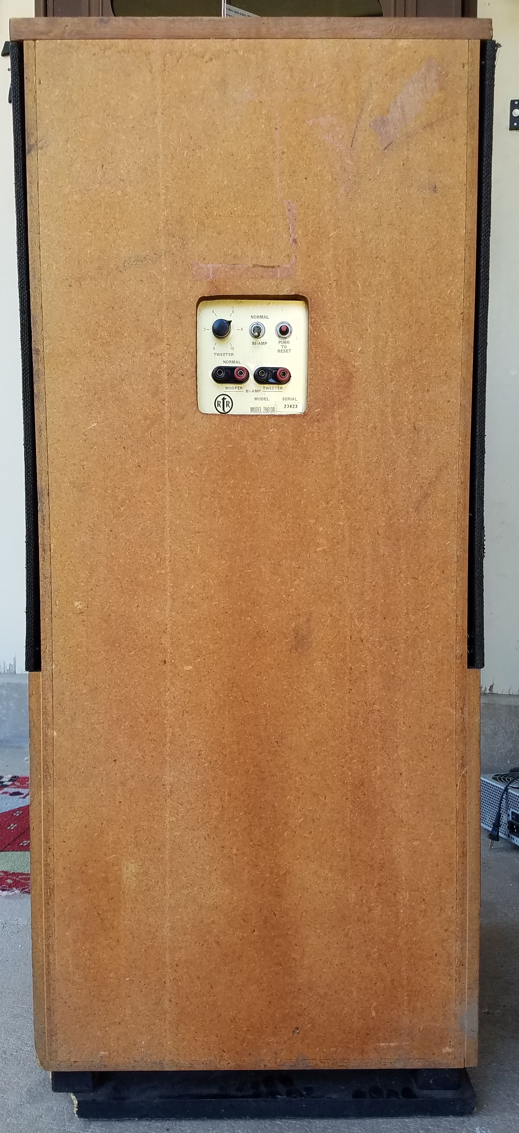 RTR 280DR SPEAKERS PAIR TWEETERS VINTAGE WOOFERS SOUNDS GREAT! for Sale