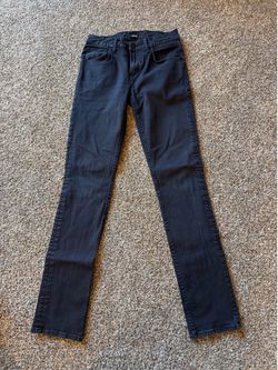 Hudson Jeans Straight-Leg Black Denim
